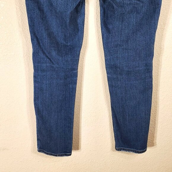 Madewell Womans Size 24 Curvy High-Rise Skinny Crop Jeans Denim 26x25 - Picture 4 of 15
